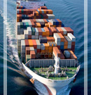 Navio com containers